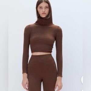 Zara Brown Women's Leggings Set